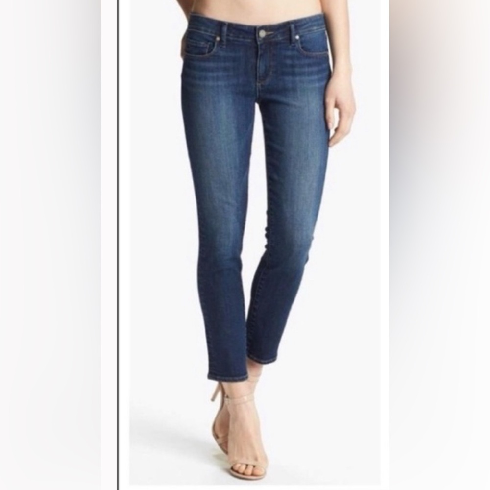 PAIGE Dark Blue Skinny Jeans